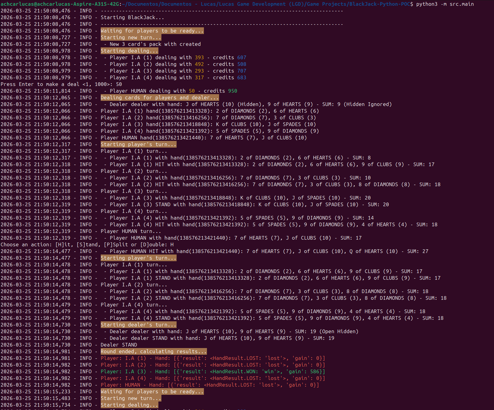 BlackJack POC preview